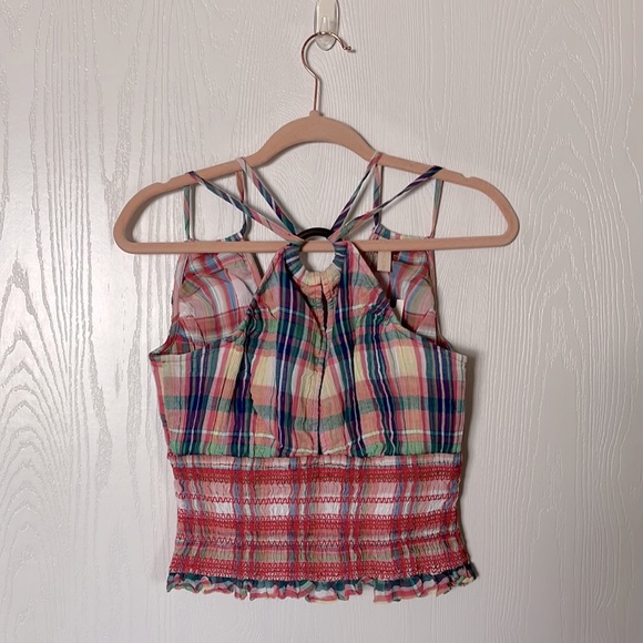 Anthropologie Pilcro Reversible Halter Top 💛💙💚 - Picture 5 of 7